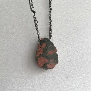 Anthropologie Pendant Stone Necklace